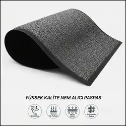 Gri Nem Alıcı Paspas