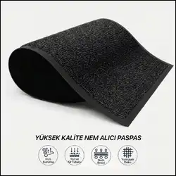 Siyah Nem Alıcı Paspas